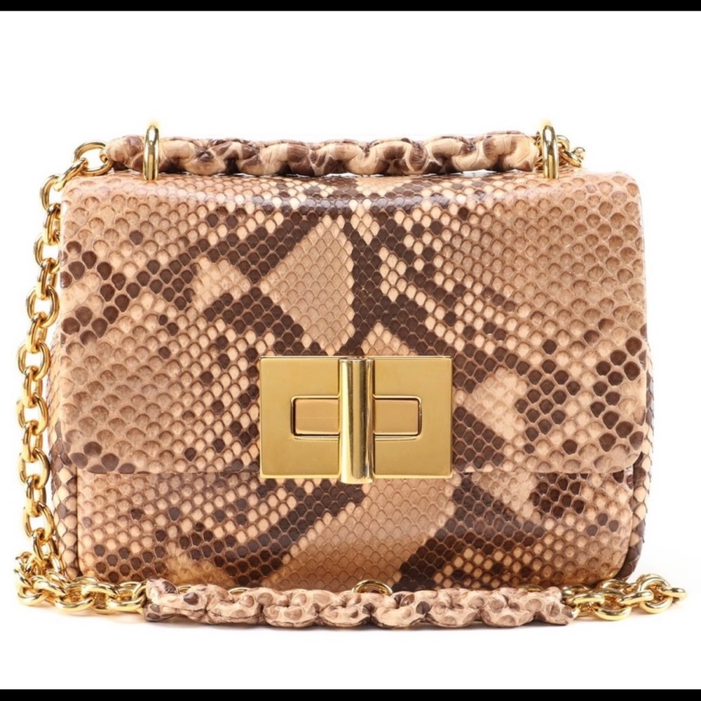 Limited edition❤️Tom Ford Natalia Medium Python shoulder bag